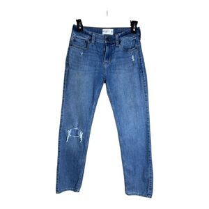 Abercrombie Kids Regular Rise Skinny Jean •  11/12 • Distressed Denim